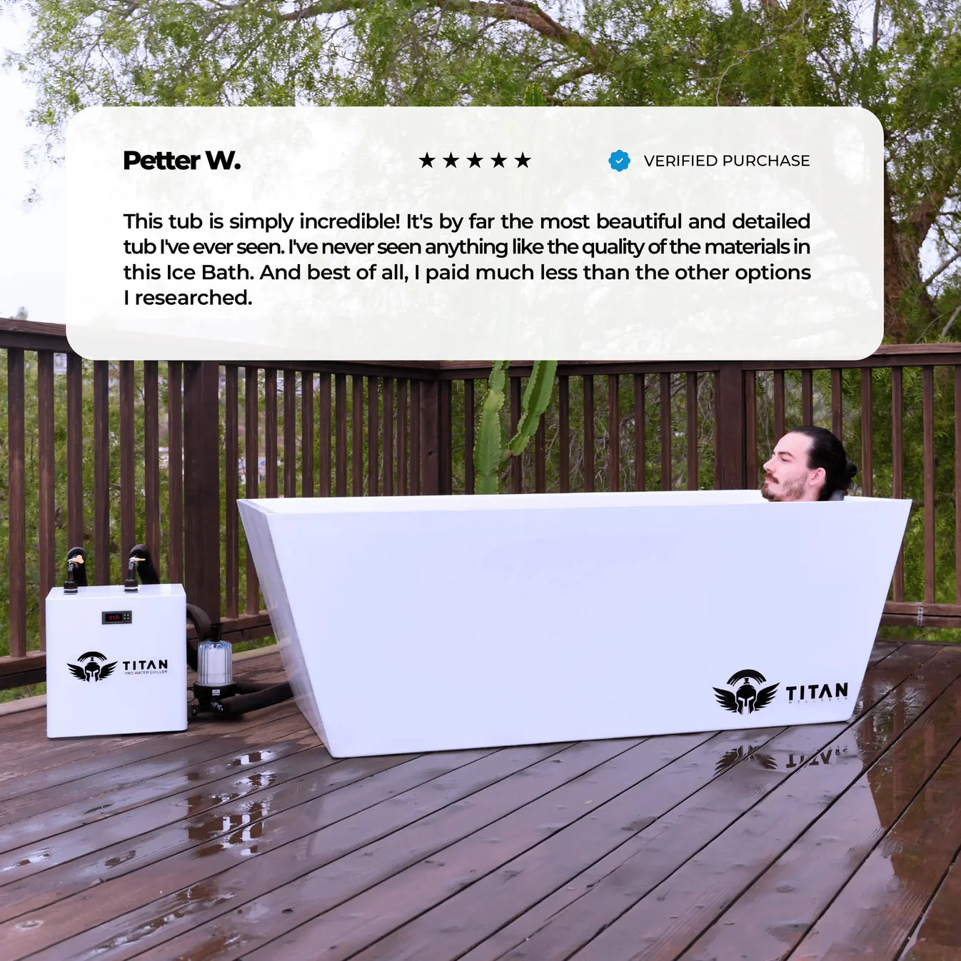Titan Wellness Apex Acrylic Tub