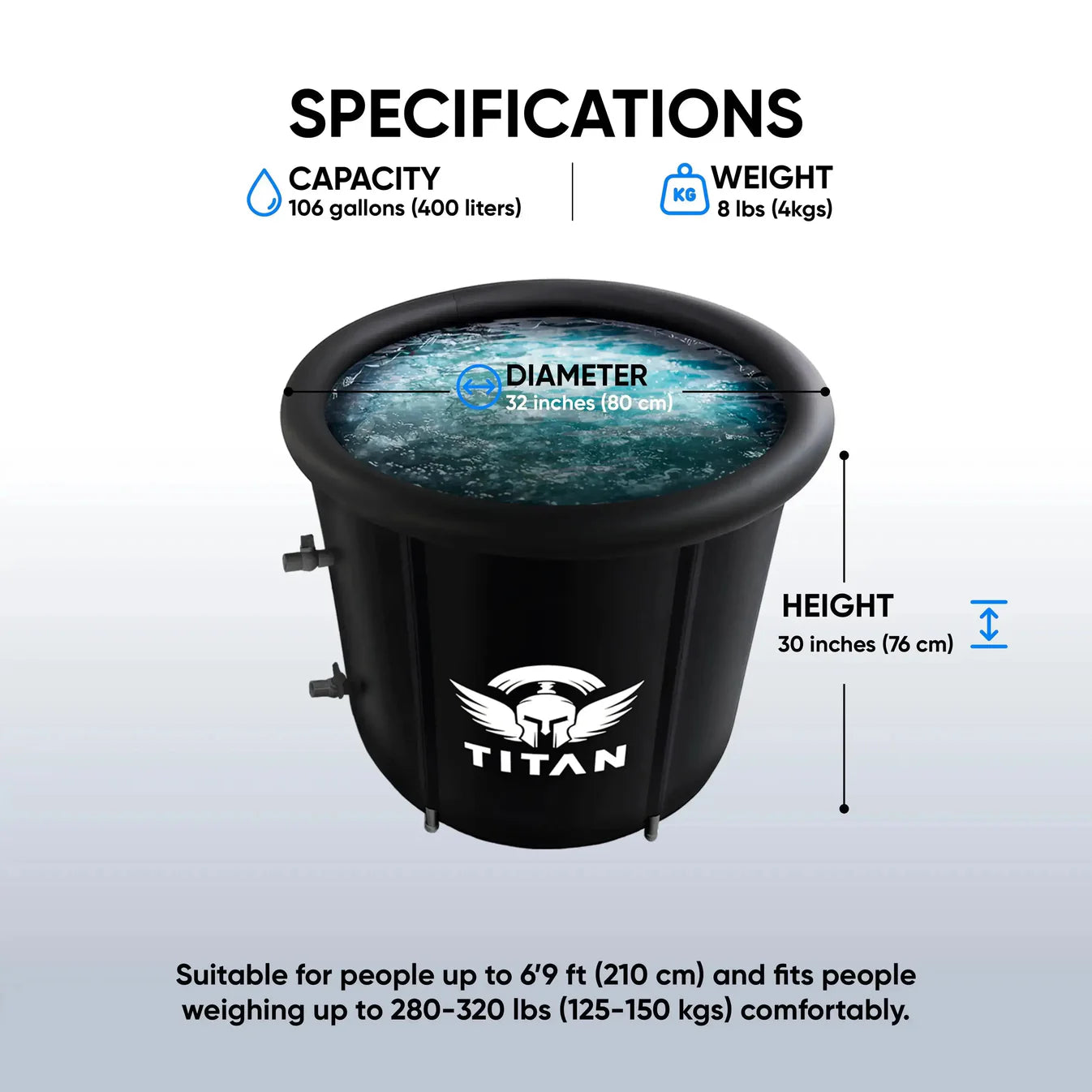 Titan Wellness Bravo Tub